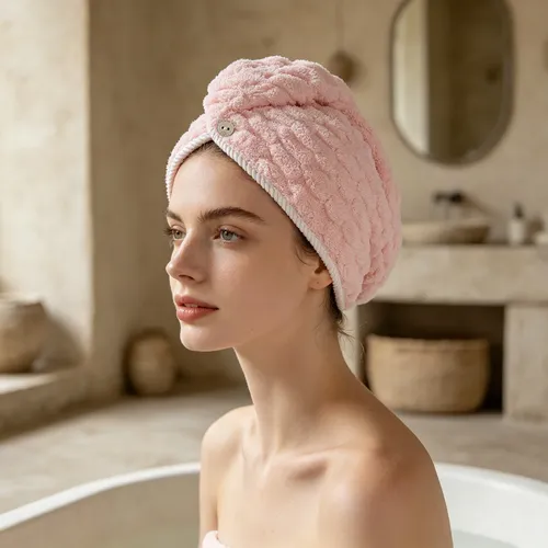 Un Gorro De Baño Cloud Velvet Velvet Dry