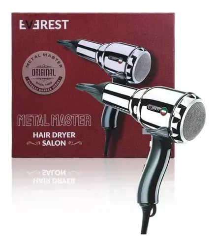 Secador De Pelo Ionic Profesional Metal Master Everest