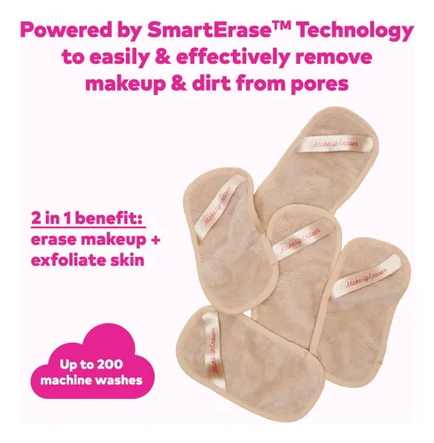 Makeup Eraser Mini Pro Pack X5 Sweet Cream