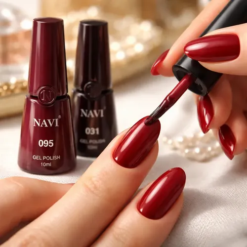 Navi 10ml Gel Polish X2 Uv Bordo Perfecto E Imprescindible