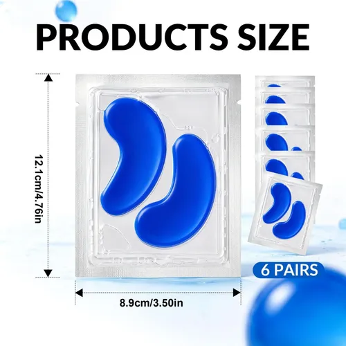 Parches Para Ojos Hidratantes Con Péptido Ghk-cu 6 Pares