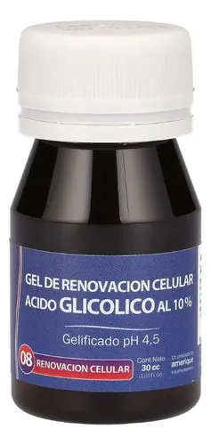 Gel Ácido Glicólico 10% Laboratorio Cosmos Peeling Facial 30mL