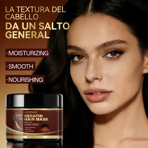 Lanemay Keratin Hair Mask – Anti-frizz – 120g