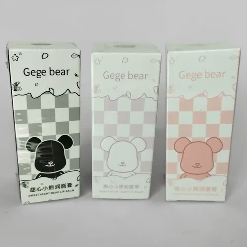 Bálsamo Labial Color Gege Bear Hidratante Llavero Charm 05