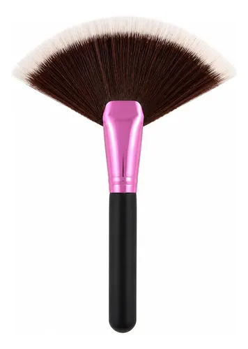 Brocha Iluminador Abanico Huxia Beauty Maange 834 Negro Sintético