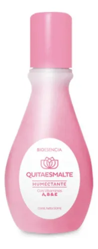 Quitaesmalte Humectante Bioesencia Con Vitaminas A B E 50ml