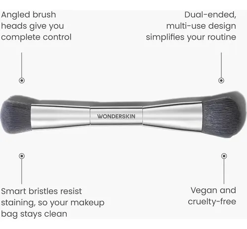 Brocha Dual Para Rubor Y Contorno Wonderskin