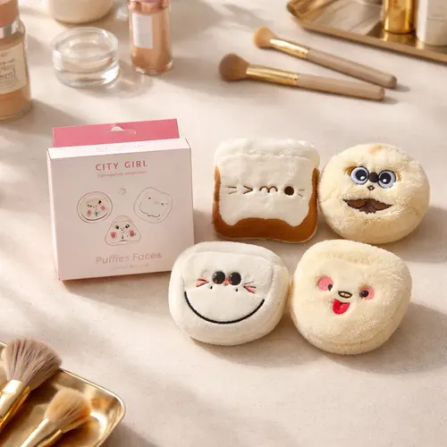 Esponja De Maquillaje City Girl Puffies Faces Sorpresa