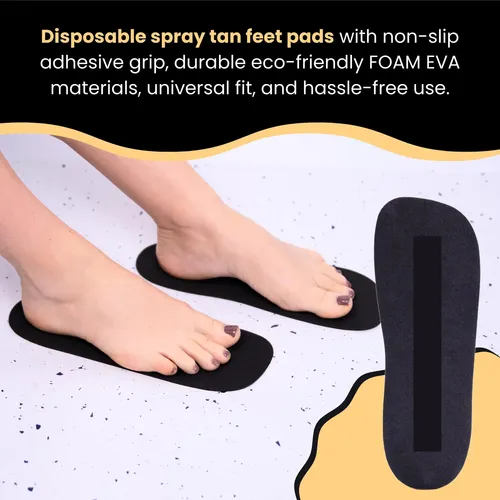 Kobbtan Almohadillas Para Pies Para Spray Tan, 60 Pares, Esp