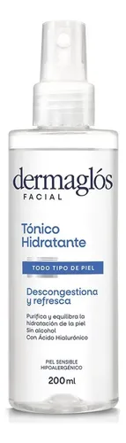 Dermaglós Facial Tónico Hidratante Descongestivo Spray