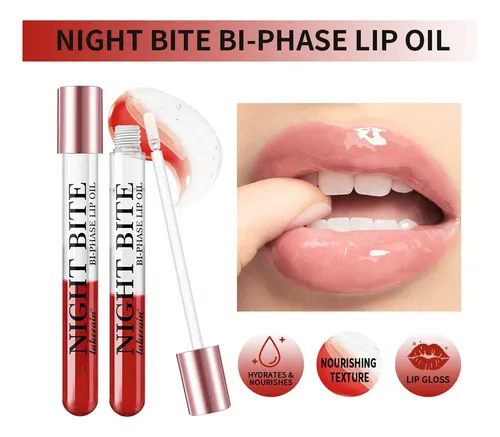 Two-in-one Lip Oil And Lip Balm, Tinted Lipstick