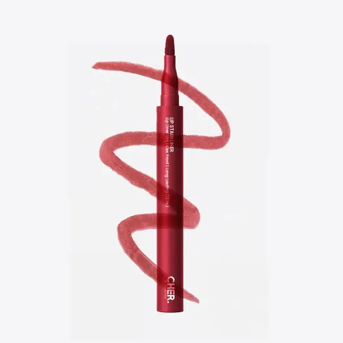 Delineador De Labios Cher Dieciocho Sarcastic Lip Stain 2 Red Velvet