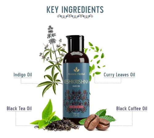 Aceite Capilar Avimee Herbal Keshkrishna Sin Aceites Mineral