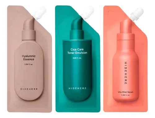 Hidehere Kit Hyaluronic Essence + Cica Toner + Vita Serum