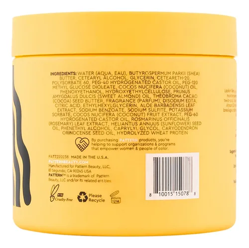 Crema Para Peinar Pattern Beauty De 15 Onzas Líquidas Para C
