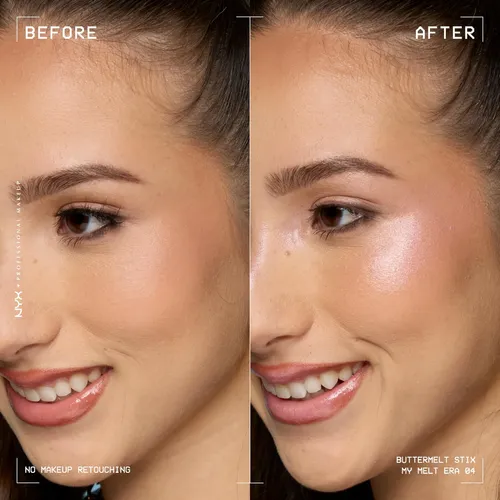 Iluminador En Barra Nyx Professional Makeup Buttermelt, Rosa