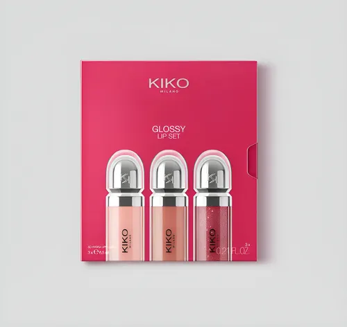 Set De Labiales 3d Hydra Lipgloss Glossy Kiko Milano