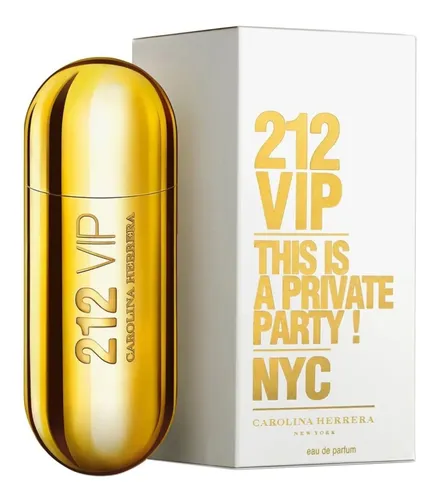 Perfume Carolina Herrera 212 VIP Eau de Parfum 50ml Feminino Intense EDP 80ml para mujer