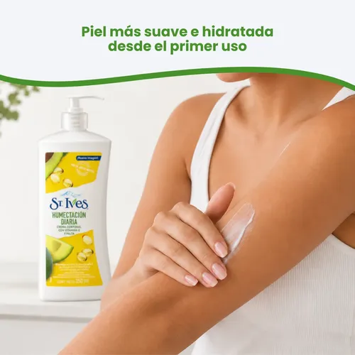 Crema Corporal St. Ives Humectación Diaria 350ml Dosificador