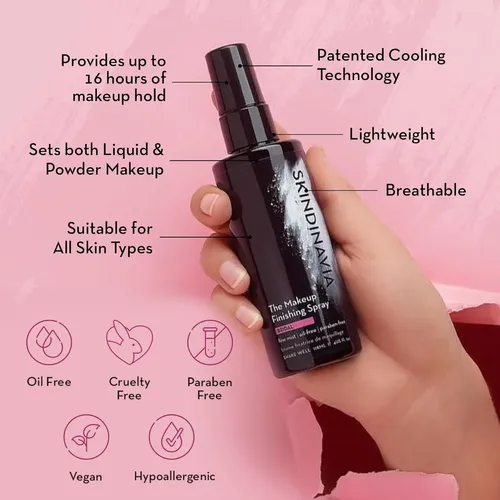 Spray Fijador De Maquillaje Skindinavia, Boda, 60 Ml