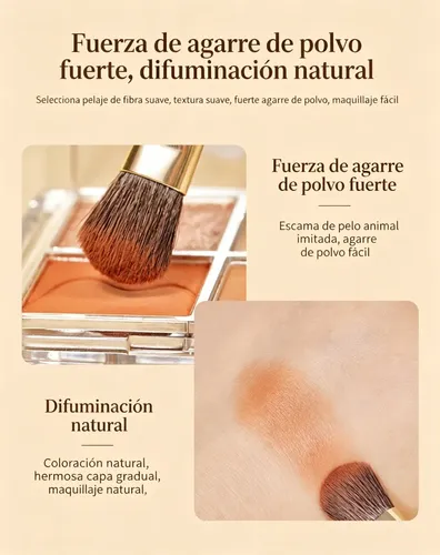 Brochas De Maquillaje Profesionales De 9 Piezas Con Mango