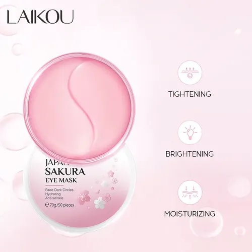 Fc Set De Mascarillas Oculares Laikou Sakura 2 Piezas Zz Ti