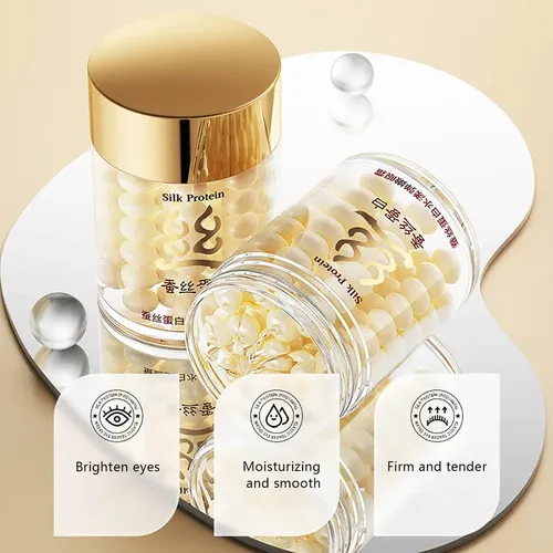 3×crema Hidratante For Ojos Con Proteína Seda Crema Hidrat