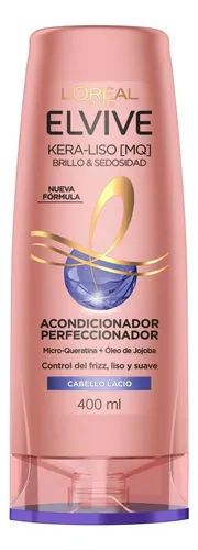 Acondicionador Kera Liso Brillo Elvive L’Oréal 400ml