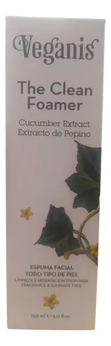 Veganis- Espuma Facial Todo Tipo De Piel Con Extr. De Pepino