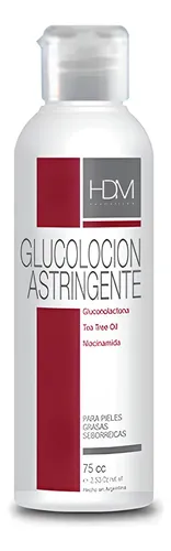 Glucolocion Astringente Piel Grasa Seborreica X75ml Hdm