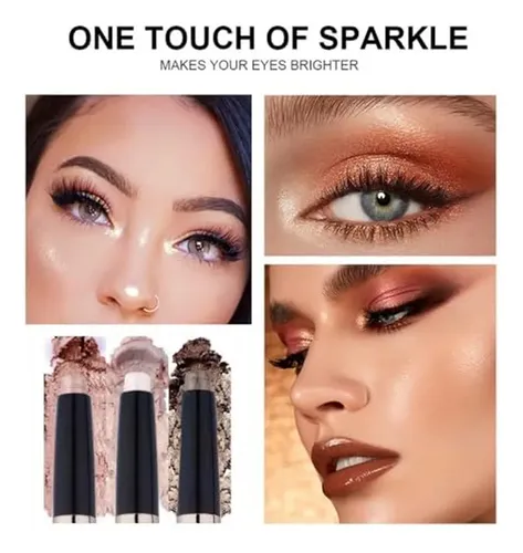 Maquillaje En Barra De Sombra De Ojos Rosa, Protector De Ojo