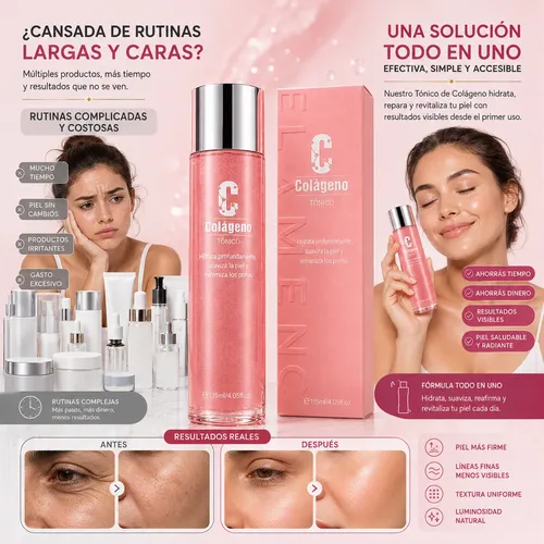 Tonico Facial Colageno Revitalizante Antiage Flamenco 115ml