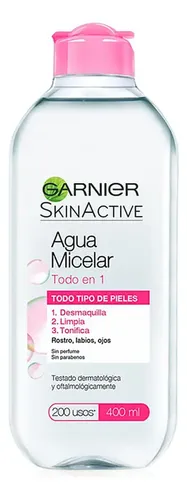 Agua Micelar Todo En 1 Skin Active Garnier 400 Ml