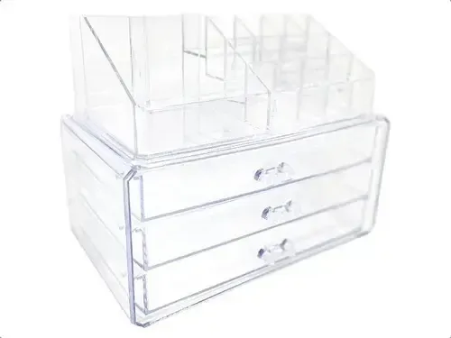 Organizador Acrílico De Maquillajes Y Cosmeticos Con Cajones