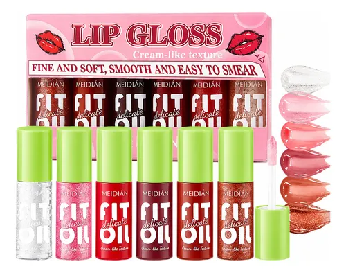 Set De Cuidado Labial Hidratante Glossy Liquid Lip Oil