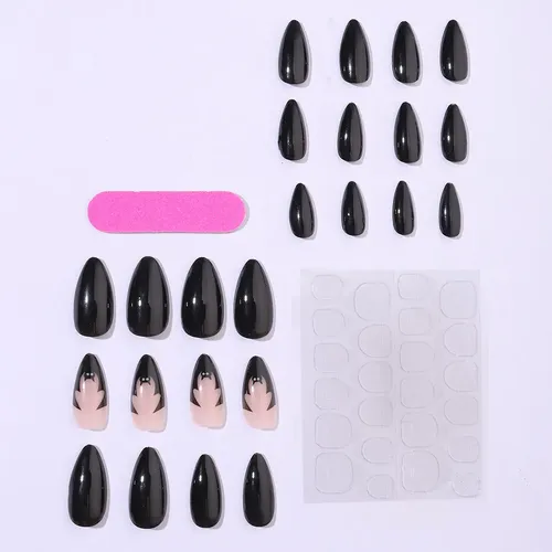 Dos Cajas De Uñas Postizas Halloween Dark Bat