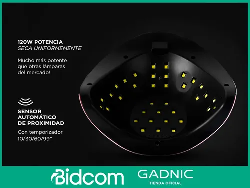 Cabina Led Uv Gadnic 120w Sensor Inteligente Temporizador