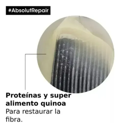 Shampoo Loreal Sachet Absolut Repair Cabellos Secos 240ml