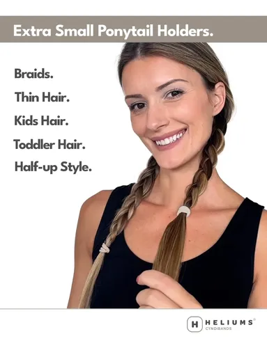 Cintas De Helio Para El Cabello, Extra Pequeñas, No Dañan, C