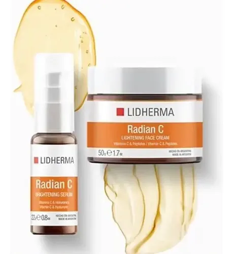 Lidherma Kit Radian C Serum + Crema Facial Vit C Hialuronico