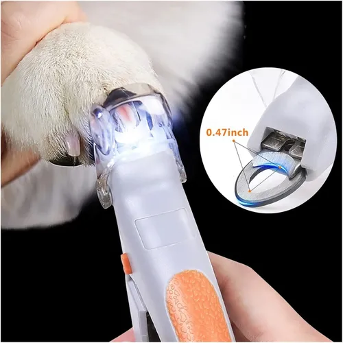 Cortauñas Para Mascotas Con Luz Led Para Perros Y Gatos