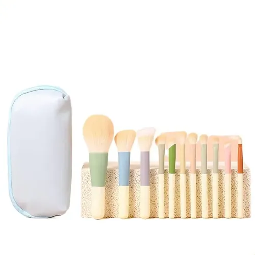 Set De Brochas De Maquillaje Morandi De 11 Piezas