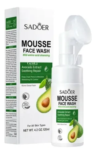 Espuma Limpiador Facial Con Palta Y Aminoacidos 120ml Sadoer