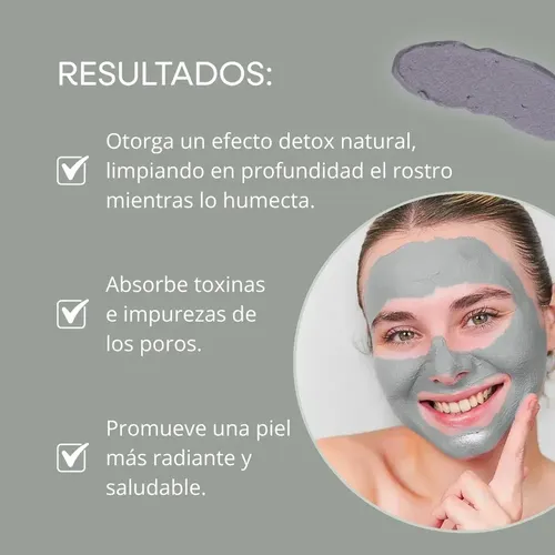 Mascarilla Facial Arcilla Ice Cream Mely Limpiadora Refresca