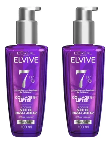 Elvive Pack X2 Collagen Lifter 100 Ml | Shot De Masa Capilar