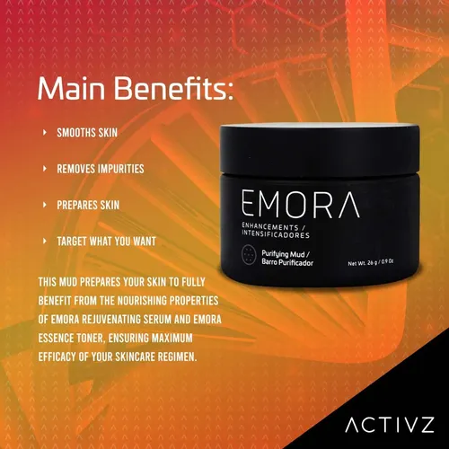 Mascarilla De Arcilla Purificadora Activz Emora 26g
