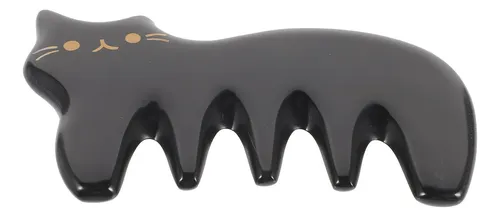 Herramienta Gua Sha De Cuerno De Buey Negro Tabla Masaje