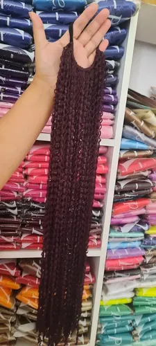 Ponytails Con Trenzas Finas. Coleta Postizo Extensiones