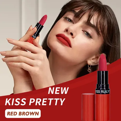 Kit De Labios Mate Con 6 Piezas De Acabado Duradero Yi