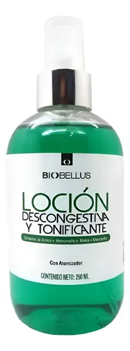 3 Locion Descongestiva Y Tonificante Herbal Biobellus 250ml